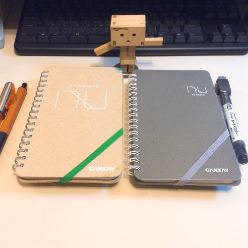 右が購入した新型のNU-boardです。左が愛用した旧型で、二軍で更に使い倒される運命。
