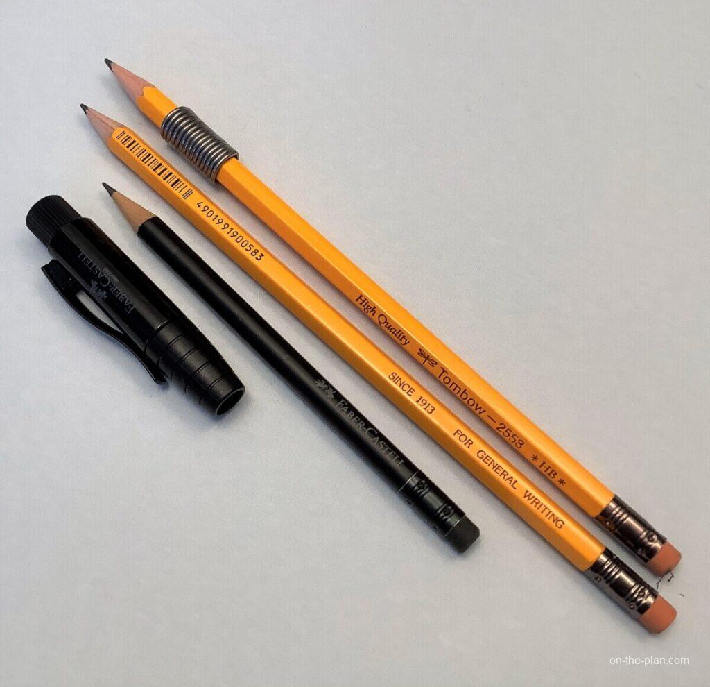 鉛筆に心が引かれる、、消しゴムと削り器があればパーフェクトか。